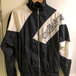 VINTAGE Adidas Three-Stripe Track Jacket